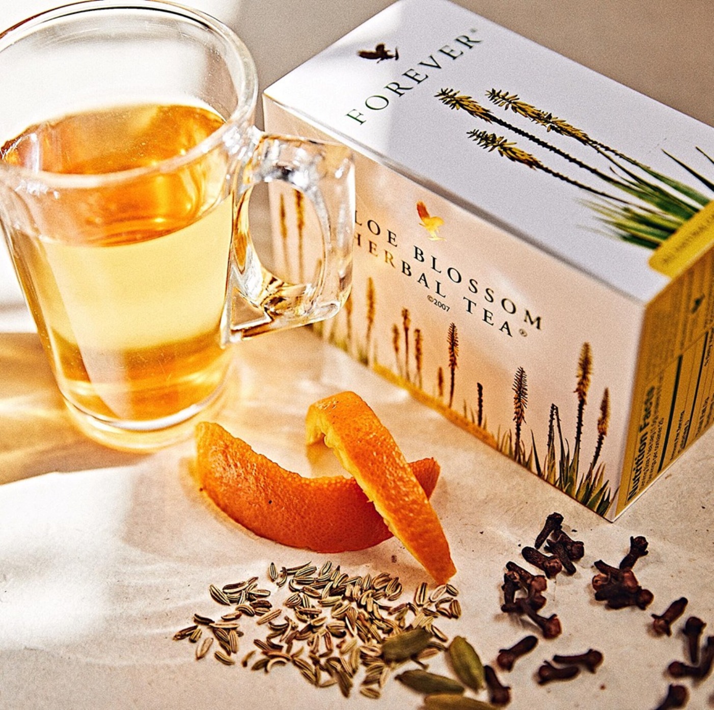 aloe blossom herbal tea - mad.